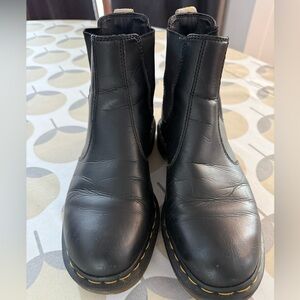 Dr. Martens Black Leather Boots